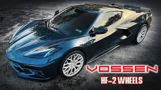 C8 Corvette on Vossen HF-2 Wheels