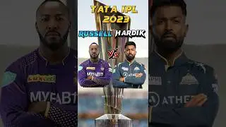 Andre Russell(2023) VS Hardik Pandya(2023) in IPL⚡💥 #shorts #youtubeshort #ipl