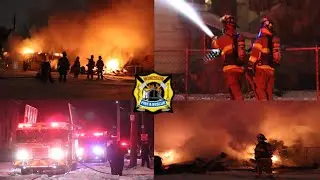 2nd Alarm Structure Fire With Heavy Fire Conditions On Laforet St - Windsor Fire On Scene