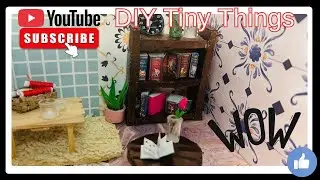 Mini bedroom. Be honest rate it from 1-10! #miniature #tinythings