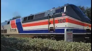 AMTRAK 160 ON AMTRAK 40 AT DEERFIELD BEACH!
