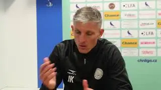 Trenér Jan Kameník po utkání s Viktorií Žižkov | 29. kolo ChNL 2024/25