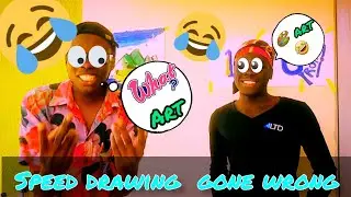 SPEED ART CHALLENGE GONE WRONG 🤣🤣🤣🤣