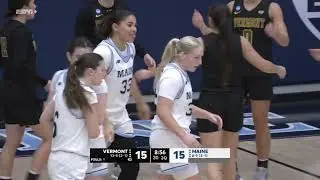 Highlights: Women's Basketball vs. Vermont
