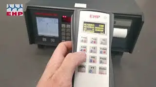 EHP Teledata and DRC433 basic workflow with a Crane Scale