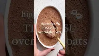 high protein TIRAMISU overnight oats❤️&zwj;🔥