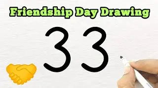 Happy Friendship Day Drawing | How to Draw Friendship Day |Easy Friendship Day Drawing for Beginners