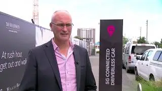 New Zealand's first 5G-connected driverless car takes to Auckland's streets