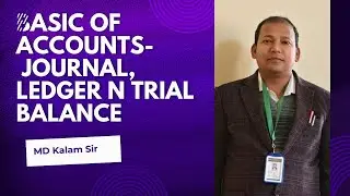 Basic Accounting #Accounting EQUATION #journal& Ledger #TRIAL BALANCE(ISC,CBSE,BBA & MBA)