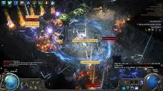 Spark/ CoC Comet Stormweaver, Juicy Abyss Overrun Map T15 (6 mod, corrupted)