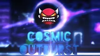 GD | 2.11 | Cosmic Outburst By QuantumFlux, Aerin (me) & more!!! [Insane Demon]
