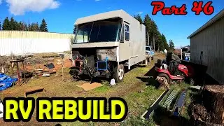 RV REBUILD (Part 46) Oil Cooler Mount, Starter Motor Heat Shield