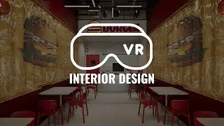 4K VR Fast Food Walkthrough |3D Interior Design &mdash; جولة  تصميم داخلي لمطعم وجبات سريعة