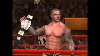 WWE SMACKDOWN VS RAW 2010: BRIAN KENDRICK VS RANDY ORTON  WWE TITLE FULL MATCH GAMEPLAY #PS2