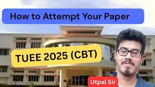 TUEE 2025 ||How to attempt your paper for Tezpur University || #TUEE #CHEMISTRY #tezpur university
