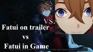 Fatui on trailer vs Fatui In Game | Genshin Impact