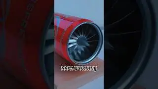 Making a JET ENGINE from soda can (fully functional)