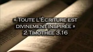 La proph&eacute;tie biblique : La corruption humaine (1/05/2016)