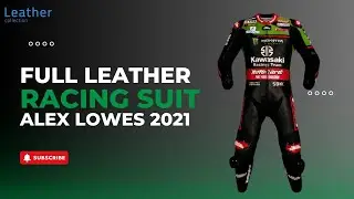 Dominate the Track: Kawasaki Alex Lowes WSBK 2021 Racing Suit! 🏁🔥