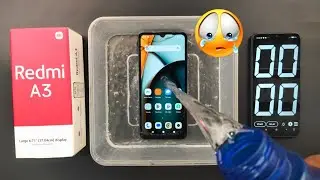 Xiaomi Redmi A3 Water Test 💦 💧 | Water Proof Or Not ???