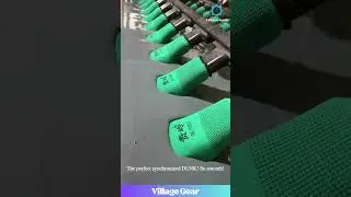 HYPNOTIC Machine Dips Gloves Like a Robot Army! 🤯 SO Satisfying! #oddlysatisfying #asmr #factory