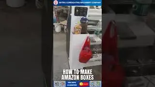How to Make Amazon Boxes | Flexo Printer Slotter Die Cutting Machine | Natraj Corrugation Machine