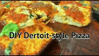 DIY Detroit-style Pizza #pizza