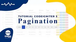 TUTORIAL CODEIGNITER 3 MEMBUAT PAGINATION BERDASARKAN USER GUIDE
