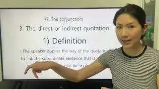 *The direct or indirect quotation (1)