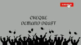 Cheque||Demand Draft||Cheques Vs Demand Draft||Banking awareness||Commerce ||Types of cheque||Tamil