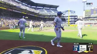 🤨🔥  CARRERA DE Sam Haggerty | Pittsburgh Pirates 1-3 Texas Rangers | MLB 2025