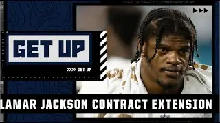 Damien Woody on Lamar Jackson's contract extension: It's a waiting game! | Get Up