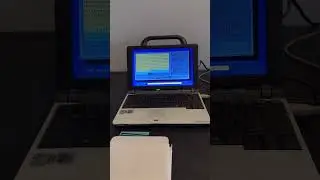 Booting DOS from 5.25" floppy disk over USB, running SCANDISK.EXE