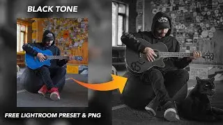 Black Tone - Photo Editing Tutorial Picsart