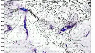 North America GFS Forecasts Maps 19-02-2015, 00 UTC, weather24x7.eu