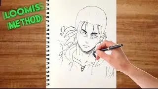 How to draw Eren Yeager Step By Step #eren #aot