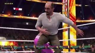 Peely & pugsly vs Trevor & zombie vs mrturtle & lilnasx vs slimshady & eminem Wwe2k25 