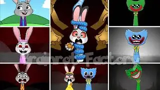 My Sprunki OC: Judy & Huggy Wuggy (Duo Phase 1 to Phase 5 from Zootopia)