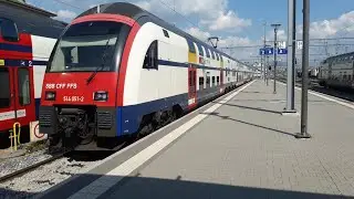 Mit dem SBB (DTZ 514) von Rapperswil nach  Uznach.