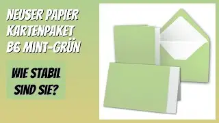 BEWERTUNG (2026): NEUSER PAPIER Kartenpaket B6 Mint-Grün. Infos