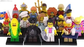 🔄 LEGO 2017 Collectible Minifigures Series 17 opening + review! All 16 re upload