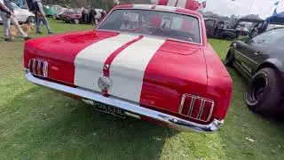 Classic American cars at Western Park Classic Car Show
