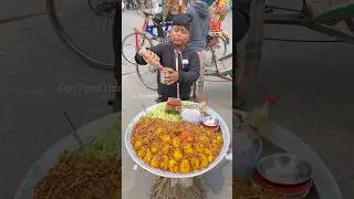 Hardworking Kid Selling Street Food with Skills 🥹❤️ #respect #streetfood #food #foodlover #foodie