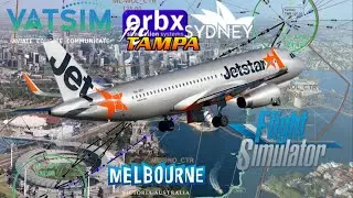 MSFS2020 on Vatsim; FBW A32NX to FlyTampa Sydney for MSFS