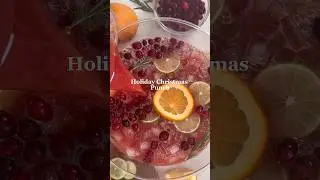 How to Make the Best Holiday Christmas Punch