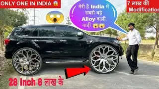 Endeavor 28 inch 😱| First time in India Alloy Wheels worth 6 lakhs 🚀🔥 If you have a car then it s...
