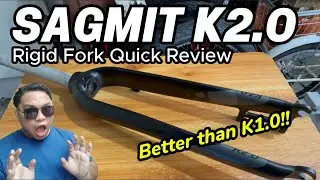 SAGMIT K2 0 Rigid Fork Review | #patscyclecorner