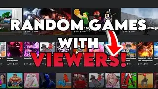 Playing ROBLOX Games With Viewers! (Random Games+Viewers Pick)