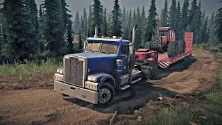 MudRunner (American Wilds) - К-КУРЬЕР. DLC. Прохождение Испытания на Все Звёзды. Плюс Ачивка #11
