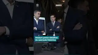 Maduro preso: detalhes da opera&ccedil;&atilde;o hist&oacute;rica | #DomingoEspetacular #shorts